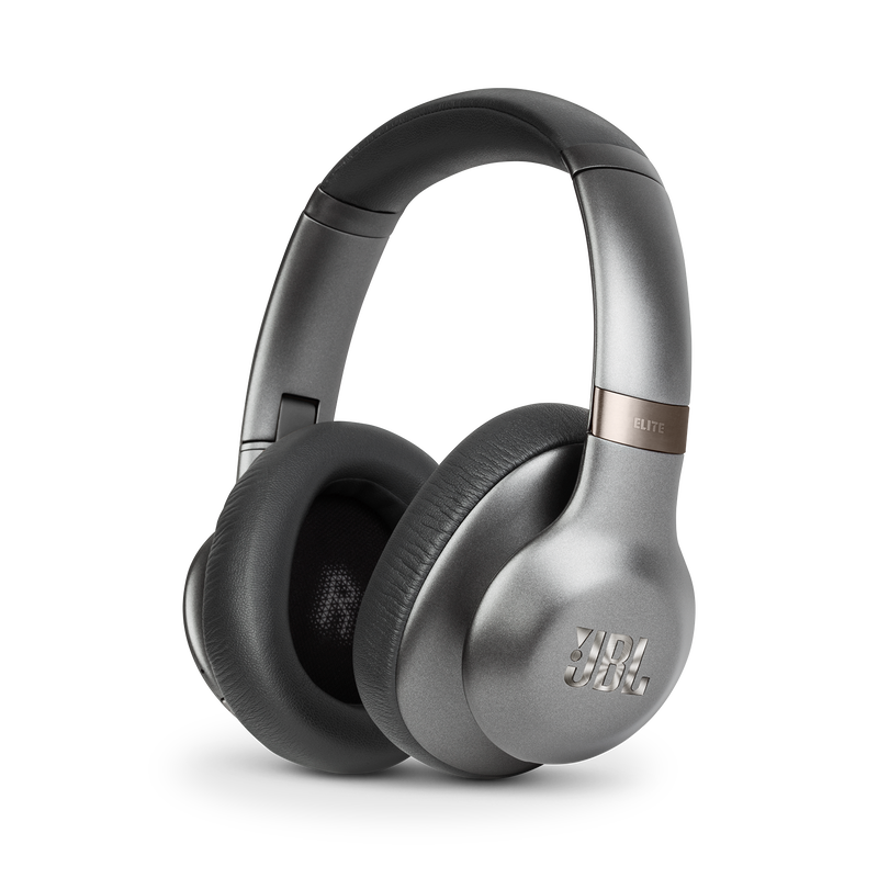 JBL EVEREST™ ELITE 750NC - Gun Metal - Wireless Over-Ear Adaptive Noise Cancelling headphones - Hero image number null